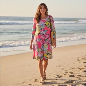 LILLY PULITZER MARLOWE LONG SLEEVE DRESS